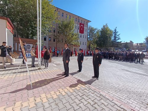 29 Ekim Cumhuriyet Bayramı Çelenk Sunma Töreni